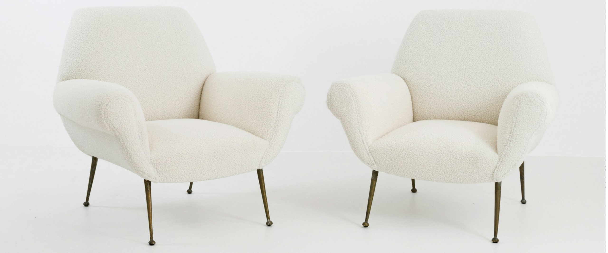 Poltrone bianche coordinate